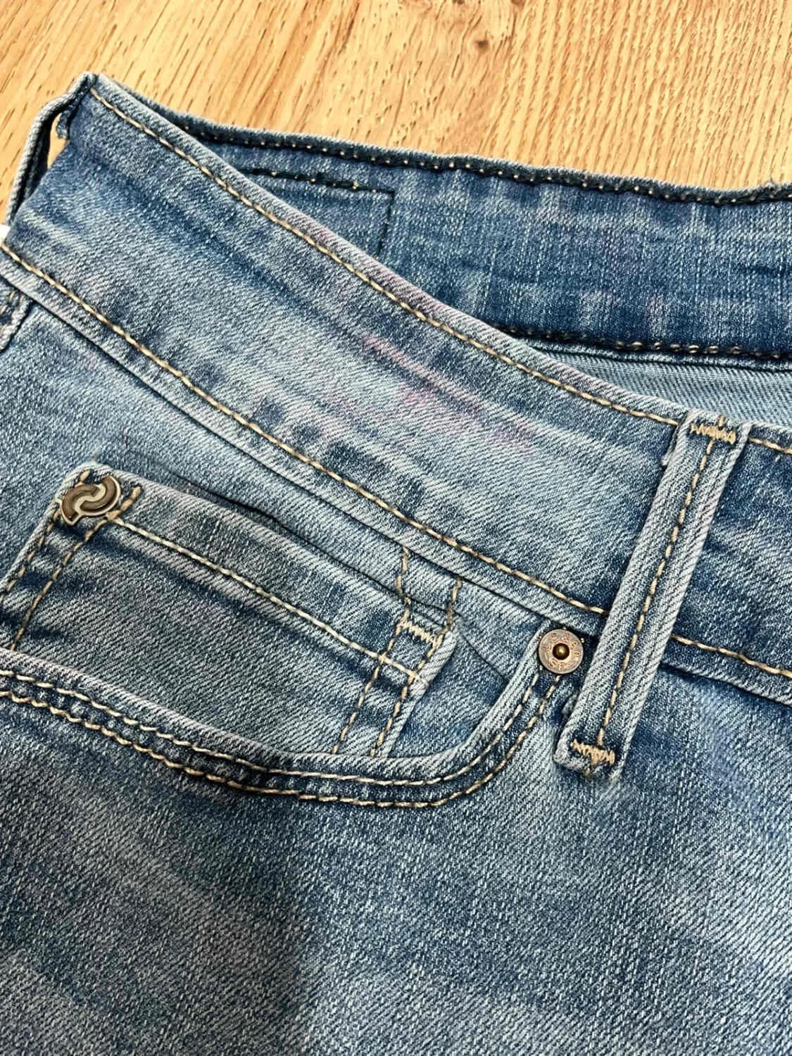 Short Levi's Modern Skinny Crop 12 - W29 Femme Bleu délavé Slv009 – photo 10